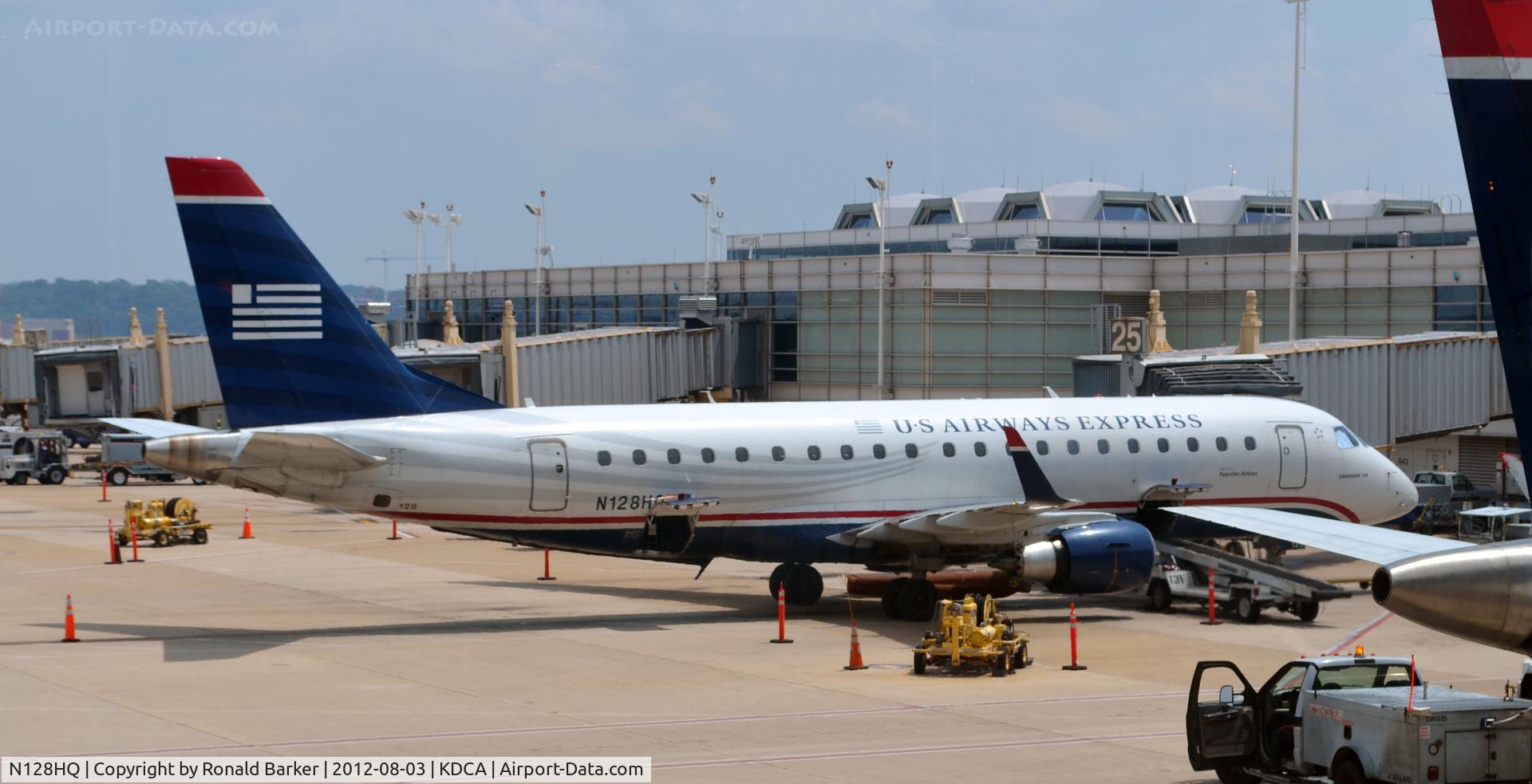 N128HQ, 2008 Embraer 175LR (ERJ-170-200LR) C/N 17000208, DCA 
VA