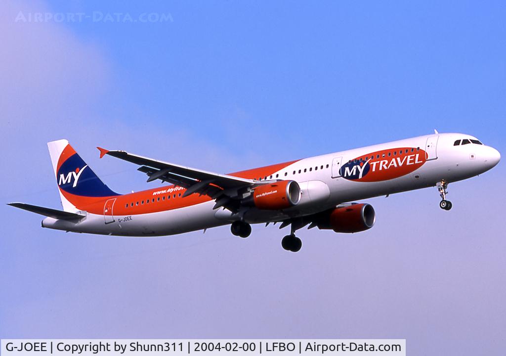 G-JOEE, 2003 Airbus A321-211 C/N 2060, Landing rwy 14R