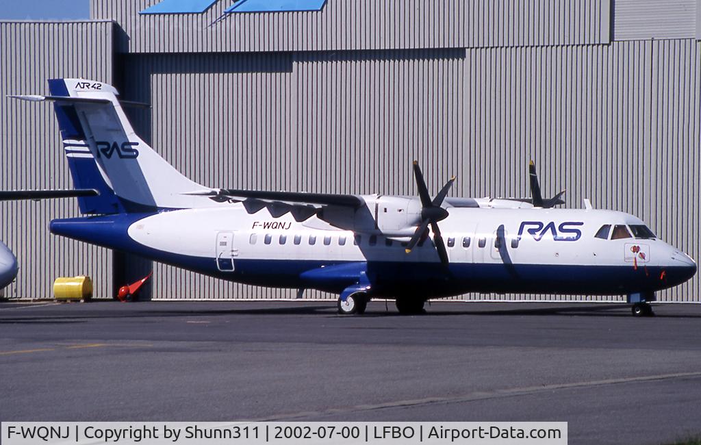 F-WQNJ, 1992 ATR 42-320 C/N 333, Parked at Sidmi after company demise... Ex. D-BVIP