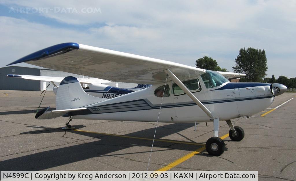 N4599C, 1953 Cessna 170B C/N 25543, Cessna 170B on the line.