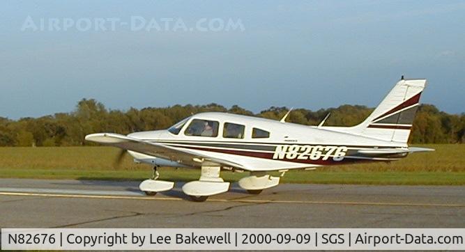N82676, 1980 Piper PA-28-161 C/N 28-8116043, While operating out of SGS (Fleming Field in South St. Paul)