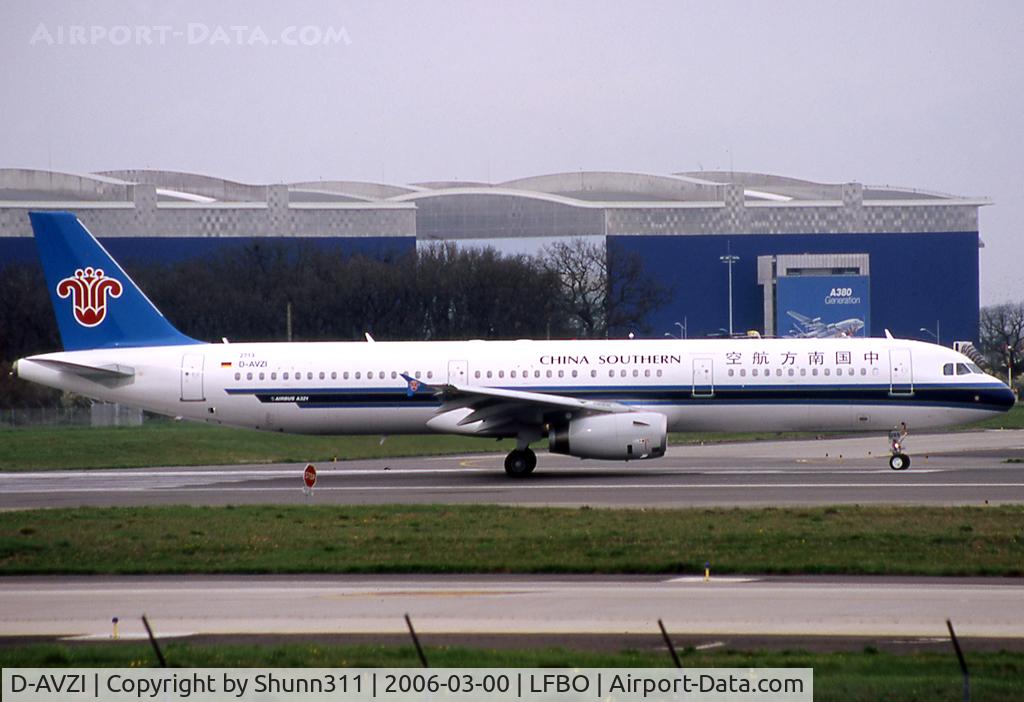 D-AVZI, 2006 Airbus A321-231 C/N 2713, C/n 2713 - To be B-6265