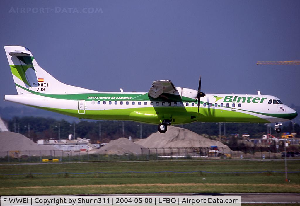 F-WWEI, 2004 ATR 72-212A C/N 709, C/n 0709 - To be EC-IYC