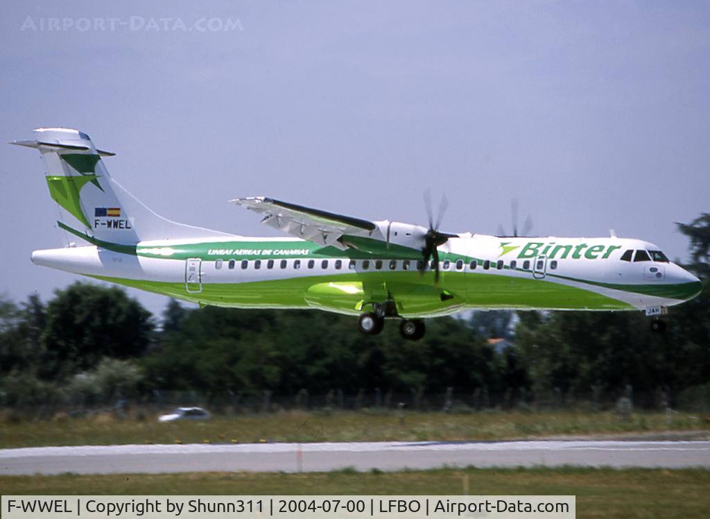 F-WWEL, 2004 ATR 72-212A MPA C/N 712, C/n 0712 - To be EC-JAH