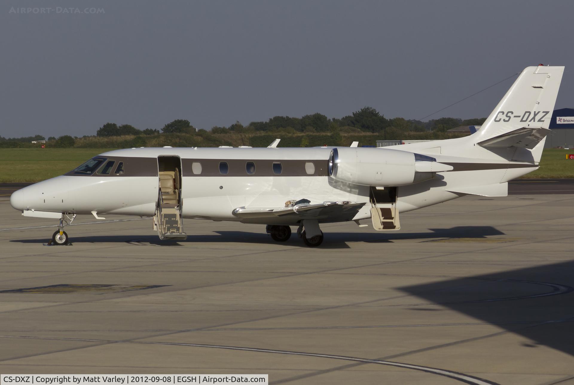 CS-DXZ, 2008 Cessna 560 XLS Citation Excel C/N 560-5796, Sat on stand at SaxonAir.