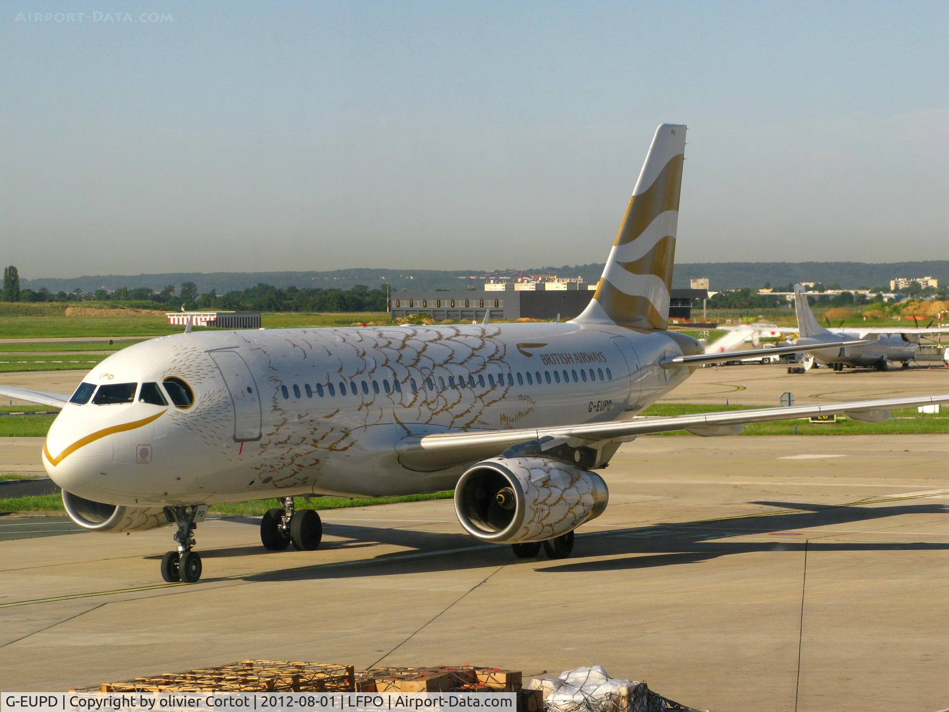G-EUPD, 1999 Airbus A319-131 C/N 1142, minutes before taking me to London...