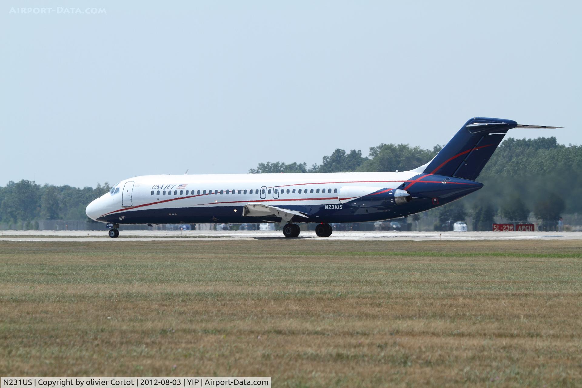 N231US, 1979 Douglas DC-9-31 C/N 48114, In the heat of willow run...