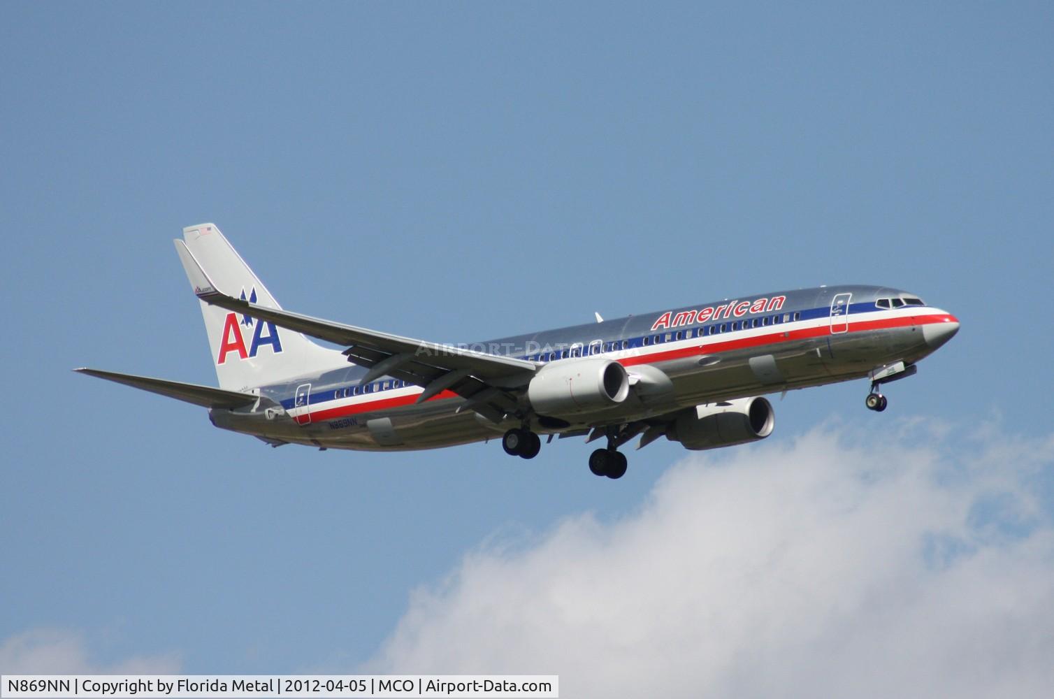 N869NN, 2011 Boeing 737-823 C/N 40764, American 737