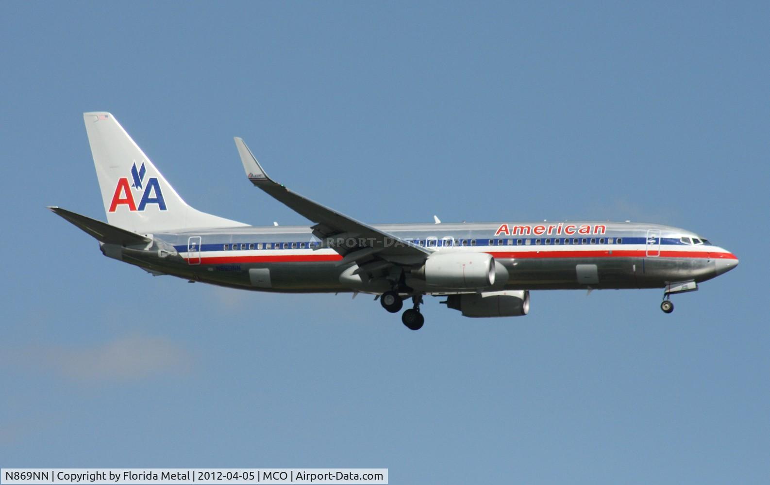 N869NN, 2011 Boeing 737-823 C/N 40764, American 737
