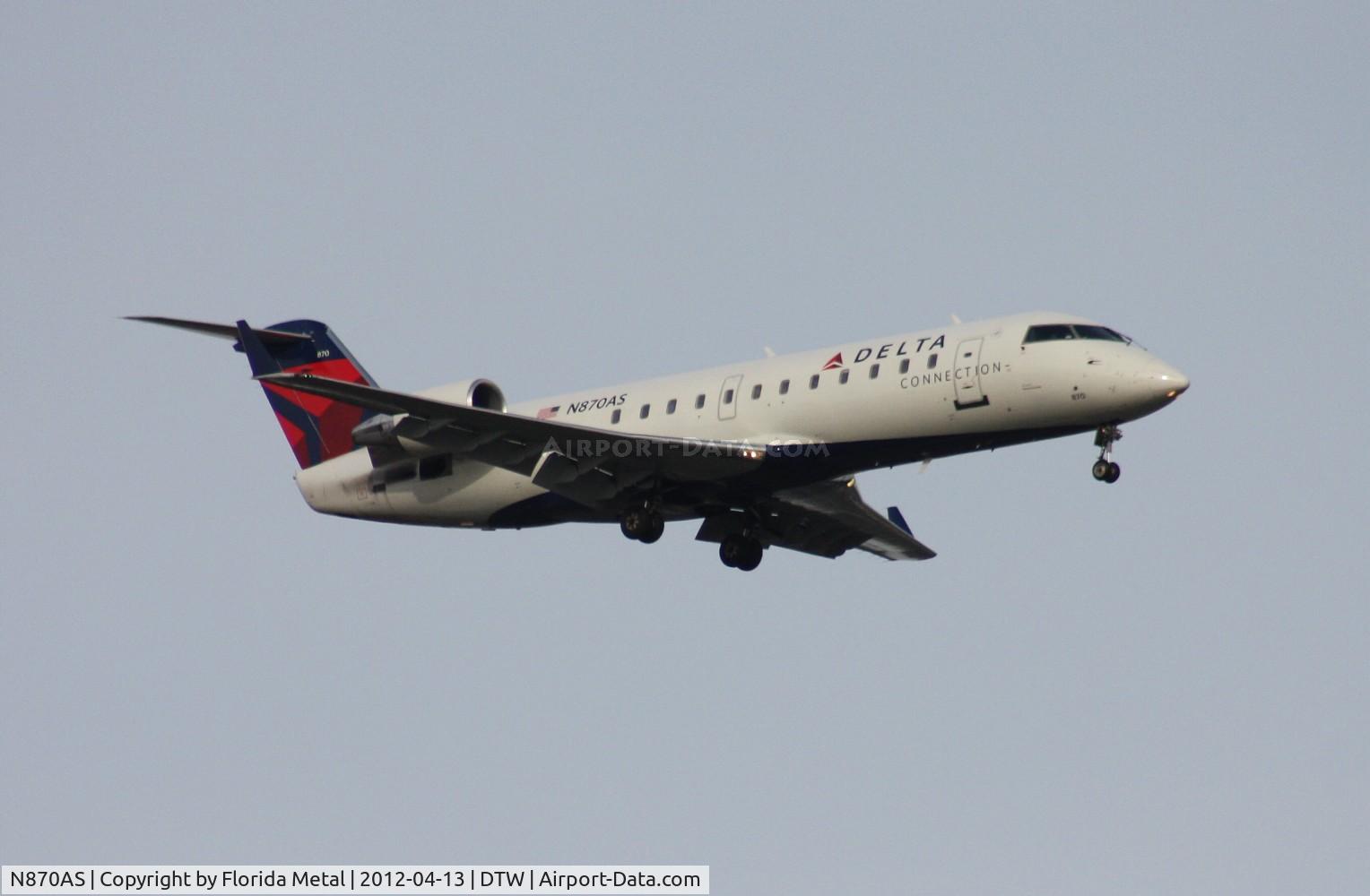 N870AS, 2001 Bombardier CRJ-200ER (CL-600-2B19) C/N 7530, ASA CRJ