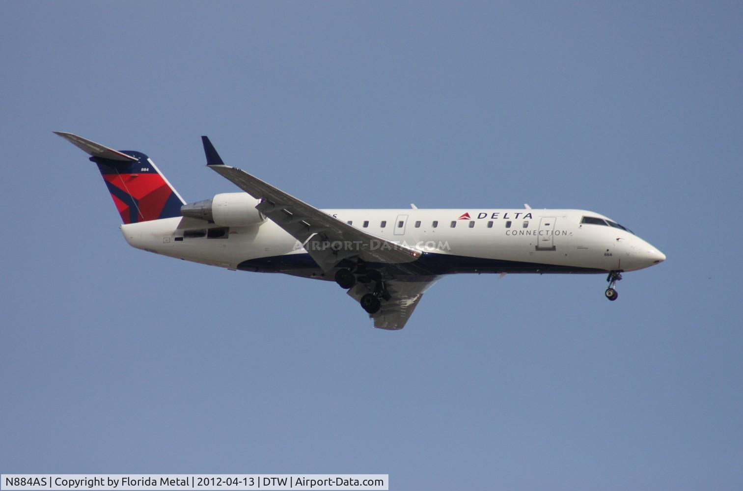N884AS, 2001 Bombardier CRJ-200ER (CL-600-2B19) C/N 7513, ASA CRJ