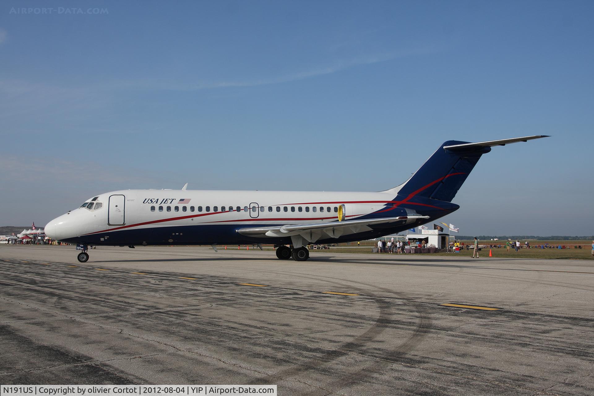 N191US, 1966 Douglas DC-9-15 C/N 45718, Thunder over Michigan airshow 2012