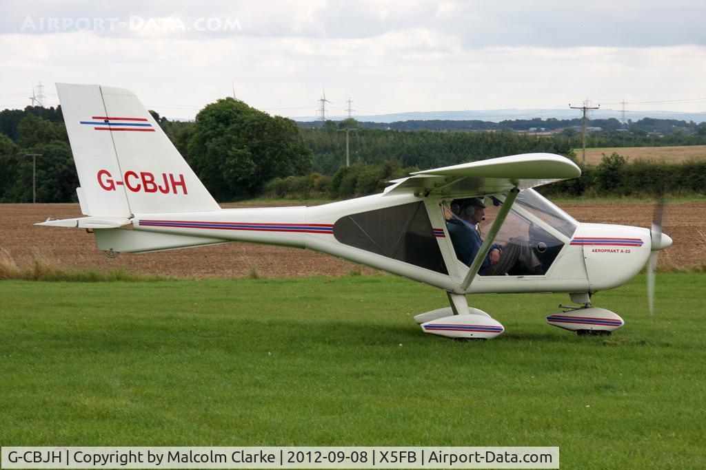 G-CBJH, 2002 Aeroprakt A-22 Foxbat C/N PFA 317-13847, Aeroprakt A-22 Foxbat, an airfield resident, Fishburn Airfield UK, September 2012.