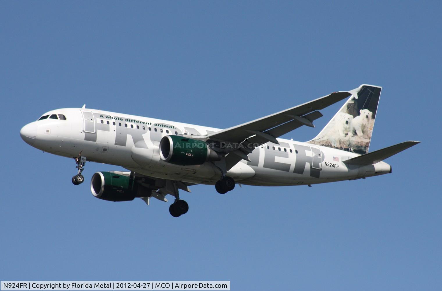 N924FR, 2003 Airbus A319-111 C/N 2030, Klondike and Snow Polar Bear Frontier A319
