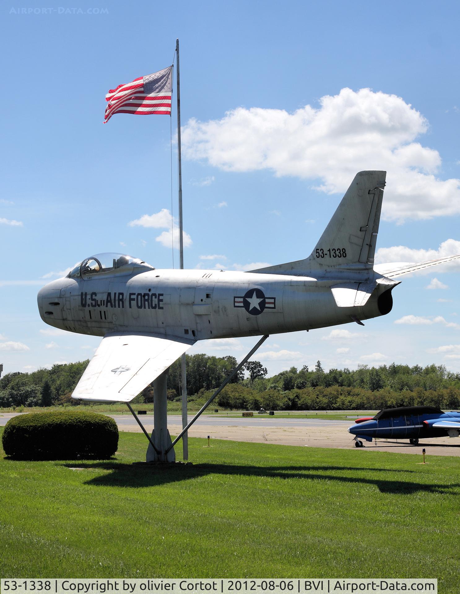 53-1338, 1953 North American F-86H Sabre C/N 203-110, Beaver falls guardian