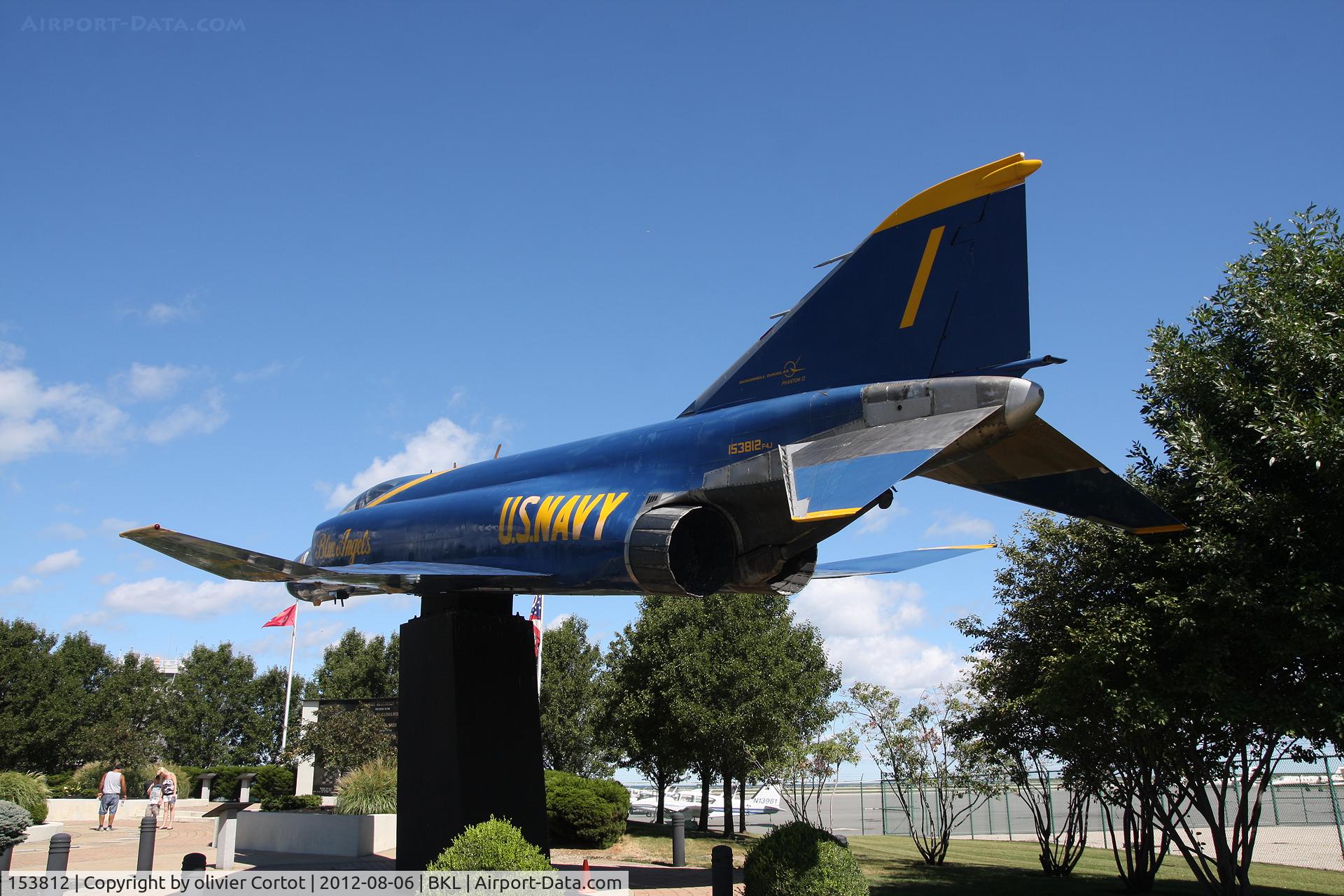 153812, McDonnell F-4J Phantom II C/N 2034, Cleveland air races monument