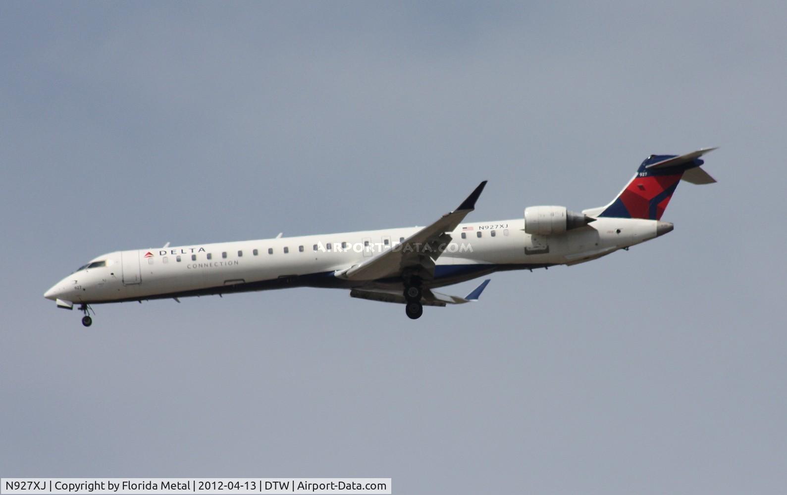 N927XJ, 2008 Bombardier CRJ-900ER (CL-600-2D24) C/N 15188, Mesaba CRJ-900