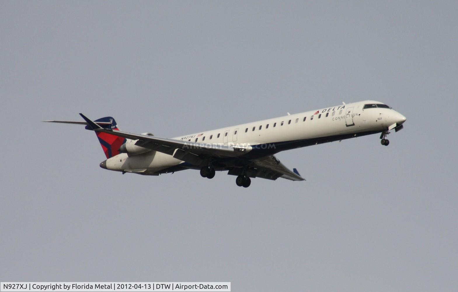 N927XJ, 2008 Bombardier CRJ-900ER (CL-600-2D24) C/N 15188, Mesaba CRJ-900