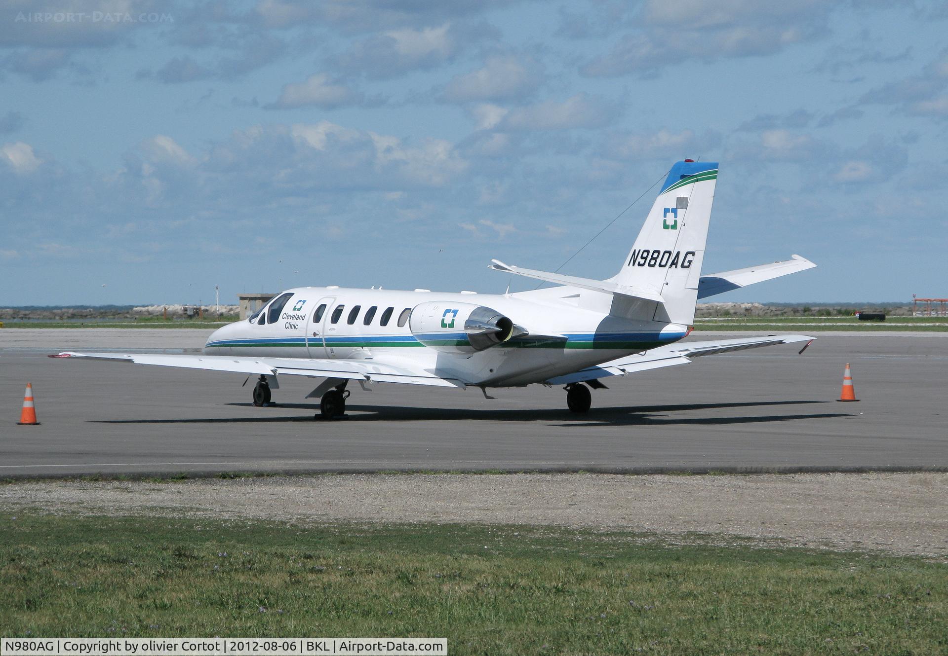 N980AG, 1996 Cessna 560 Citation Ultra C/N 560-0348, medical plane