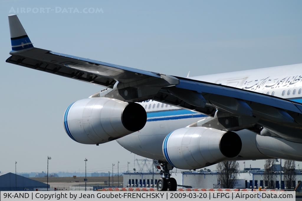 9K-AND, 1995 Airbus A340-313 C/N 104, KAC [KU] Kuwait Airways