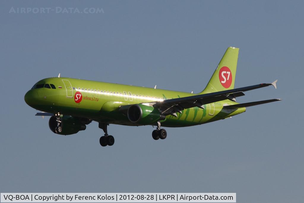 VQ-BOA, 2012 Airbus A320-214 C/N 5001, Praha