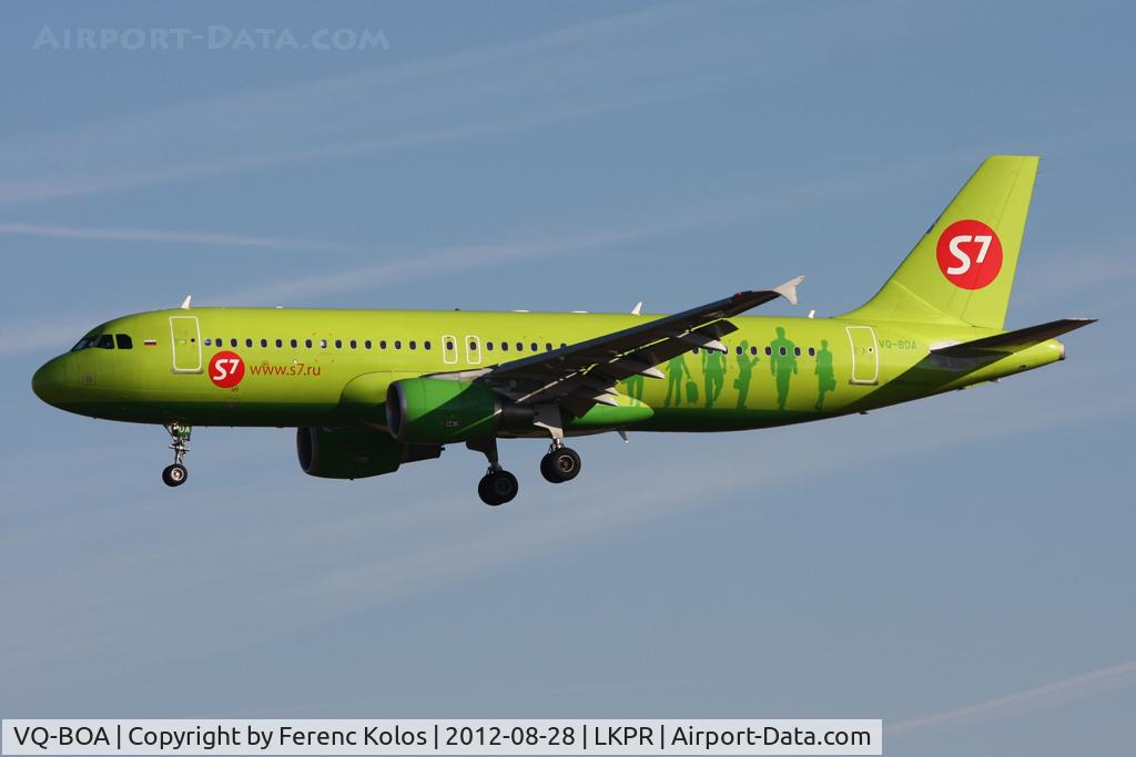 VQ-BOA, 2012 Airbus A320-214 C/N 5001, Praha