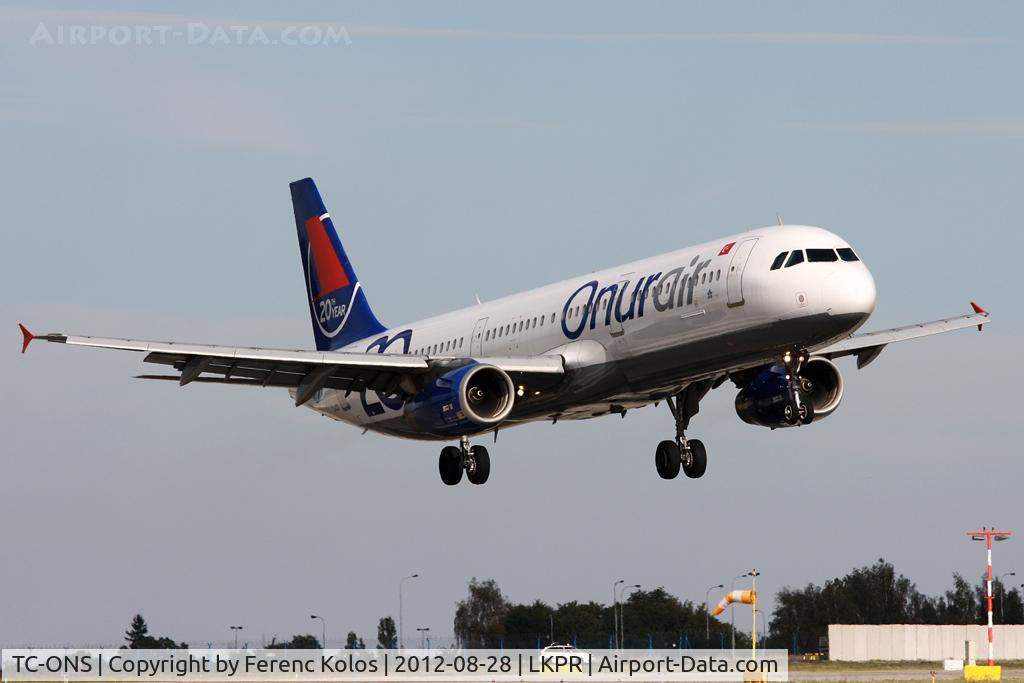 TC-ONS, 1993 Airbus A321-131 C/N 364, Praha