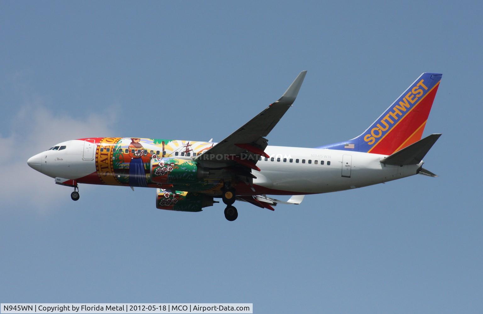 N945WN, 2010 Boeing 737-7H4 C/N 36660, Florida One