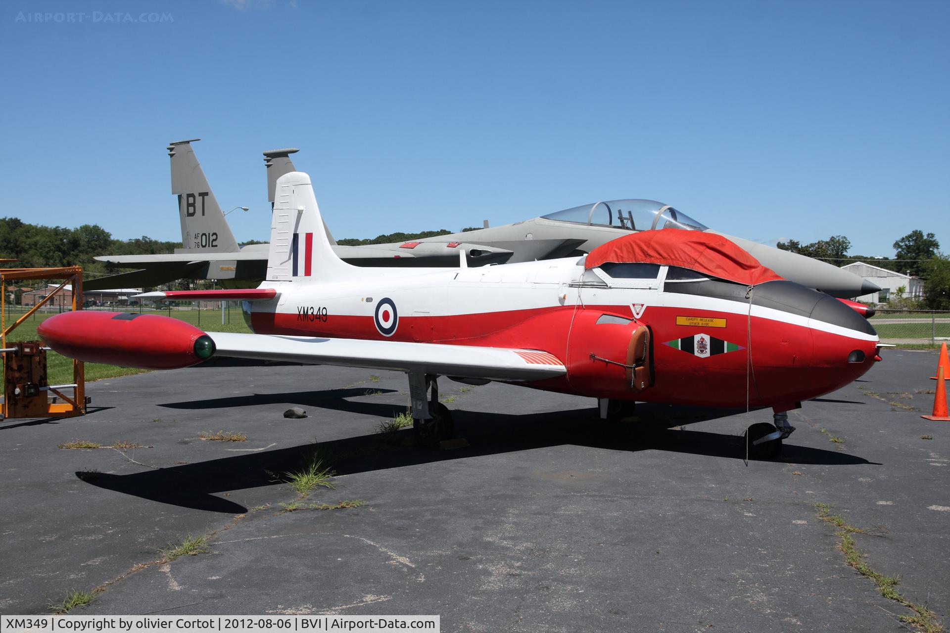 XM349, 1958 Hunting P-84 Jet Provost T.3A C/N PAC/W/6306, Air heritage museum