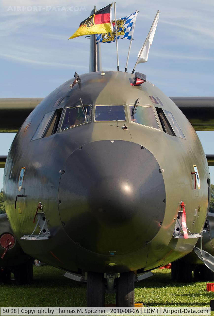 50 98, 1971 Transall C-160D C/N D135, German Air Force 50+98 arrival at EDMT for 