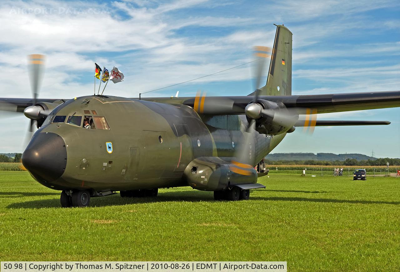 50 98, 1971 Transall C-160D C/N D135, 50+98 arrival at EDMT for 
