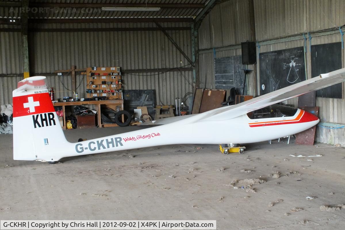 G-CKHR, 1987 PZL-Bielsko SZD-51-1 Junior C/N B-1775, Wolds Gliding Club at Pocklington Airfield