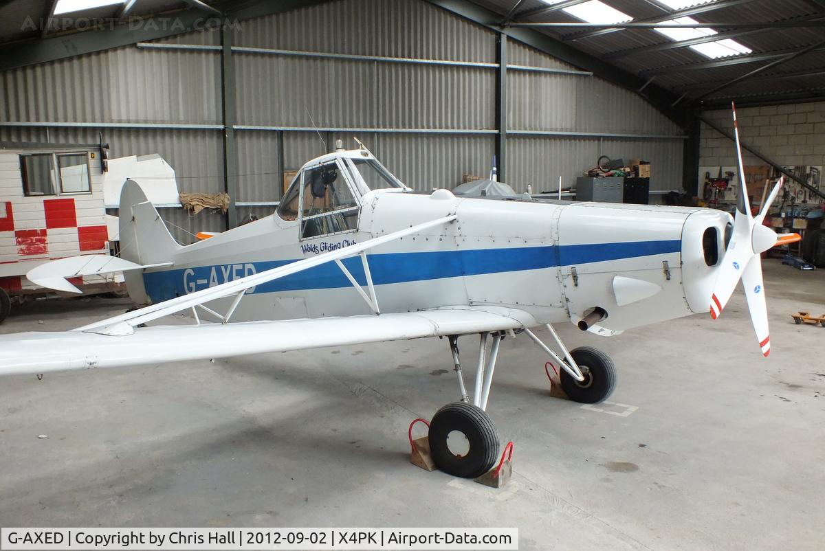 G-AXED, 1965 Piper PA-25-235 Pawnee C/N 25-3586, Wolds Gliding Club at Pocklington Airfield