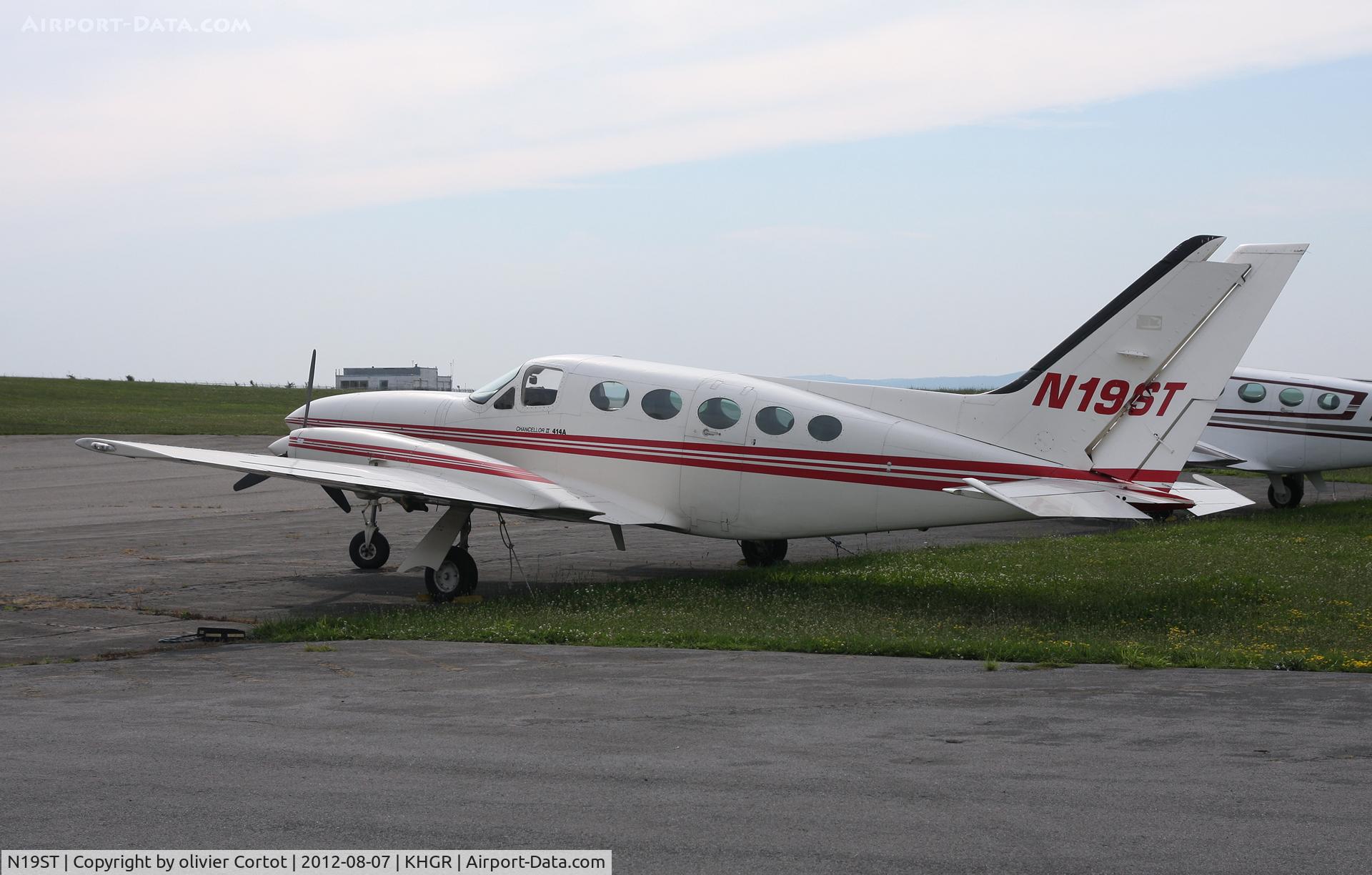 N19ST, Cessna 414A Chancellor C/N 414A0452, near the museum