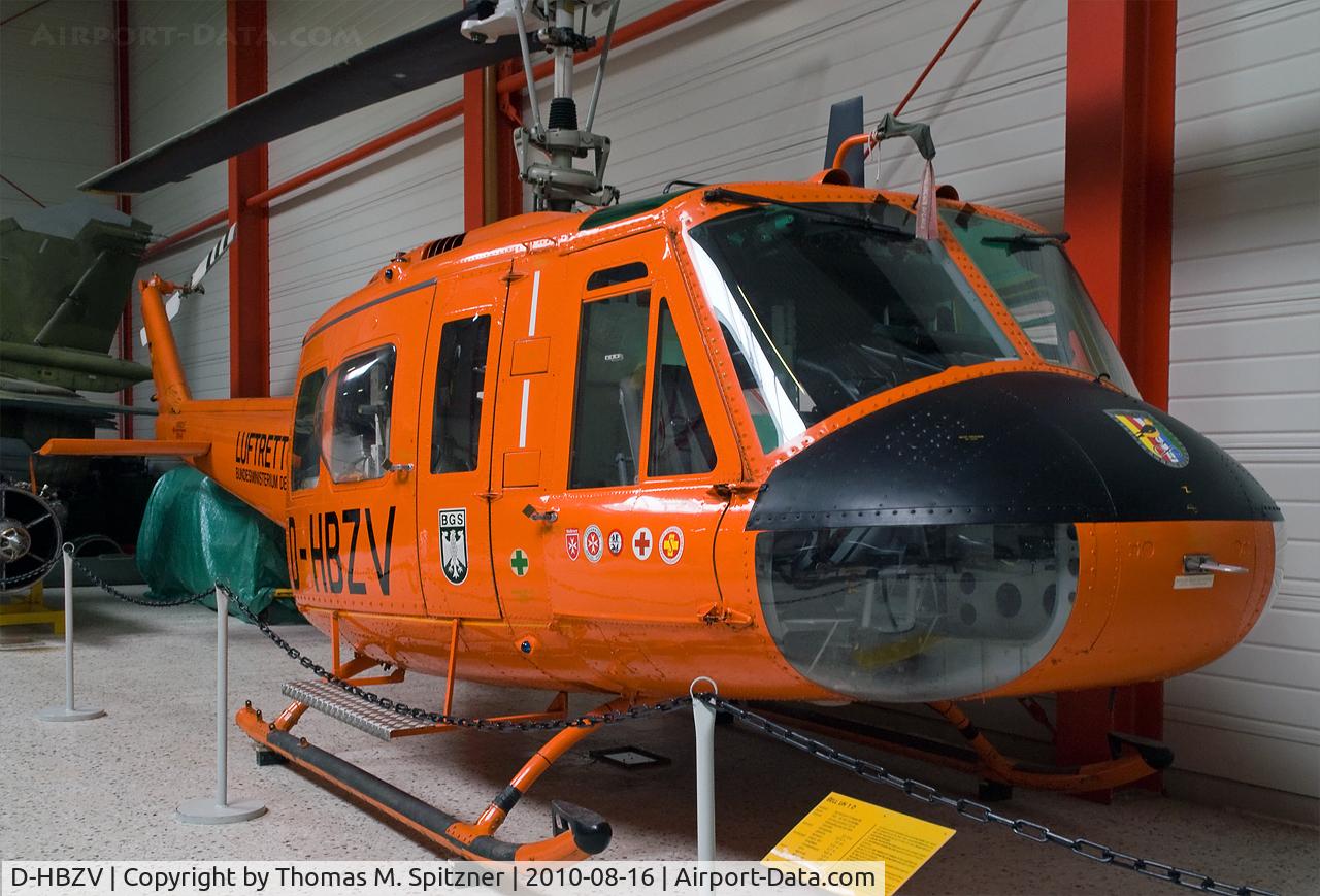 D-HBZV, Bell (Dornier) UH-1D Iroquois (205) C/N 8351, D-HBZV in static display at Hermeskeil / Germany