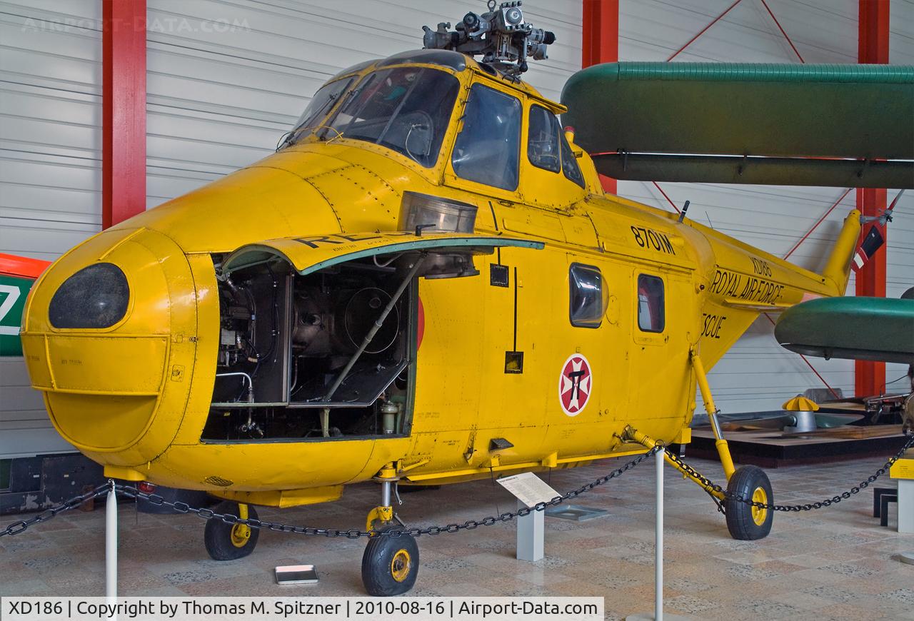 XD186, 1954 Westland Whirlwind HAR.10 C/N WA29, XD186 in static display at Hermeskeil / Germany