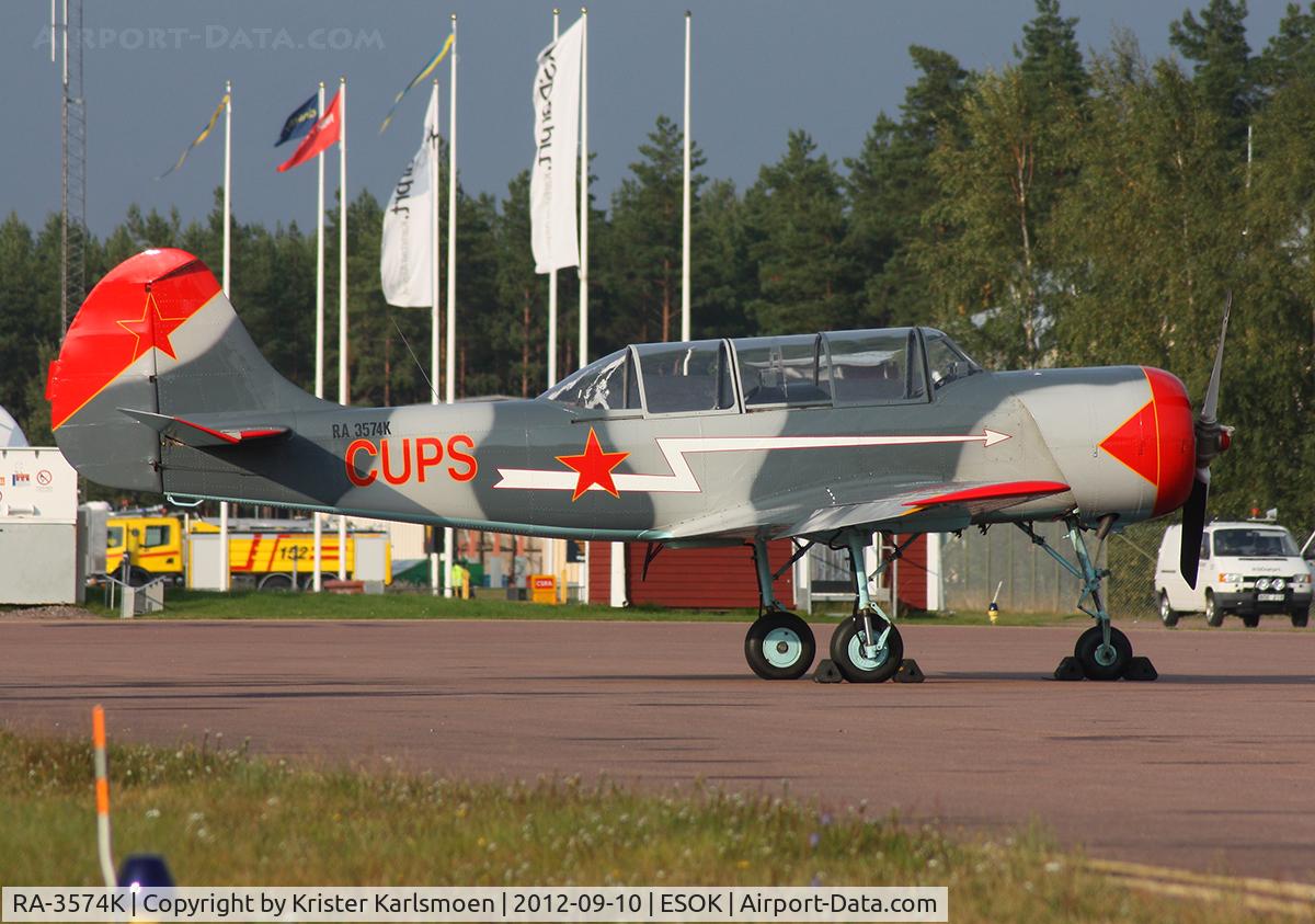 RA-3574K, 1990 Bacau Yak-52 C/N 9010312, New import to Sweden.