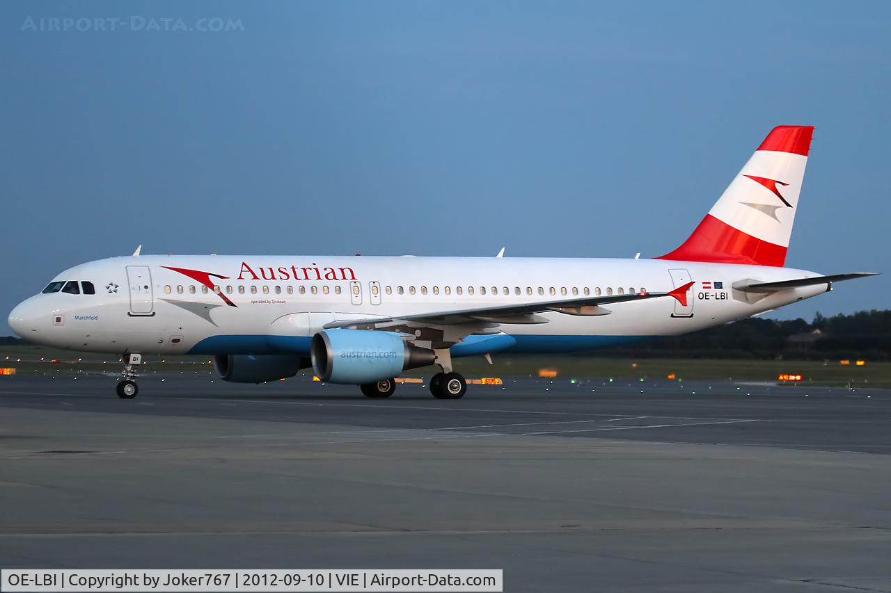 OE-LBI, 2003 Airbus A320-214 C/N 1937, Austrian Airlines