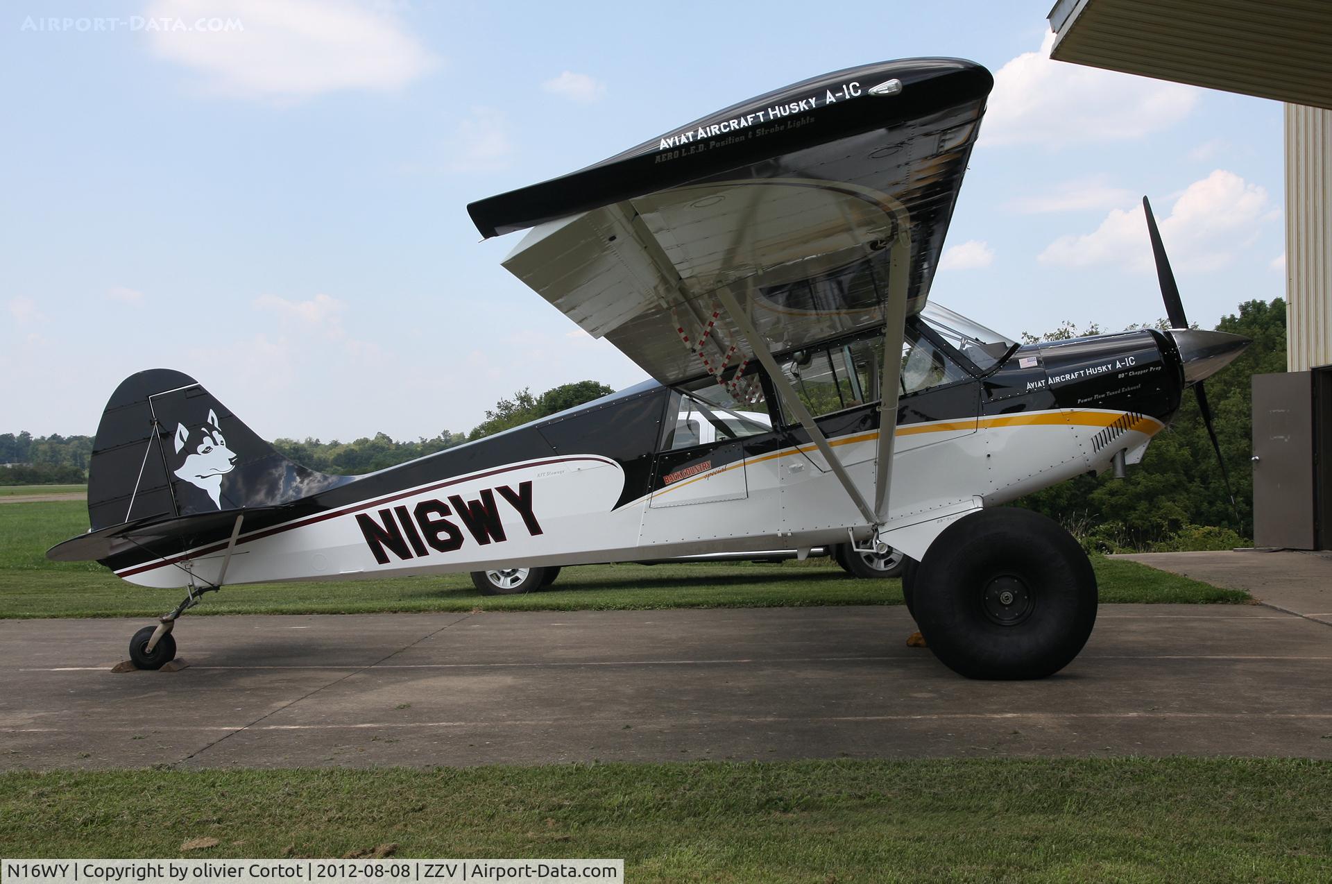N16WY, Aviat A-1C-180 Husky C/N 3100, Zanesville airport