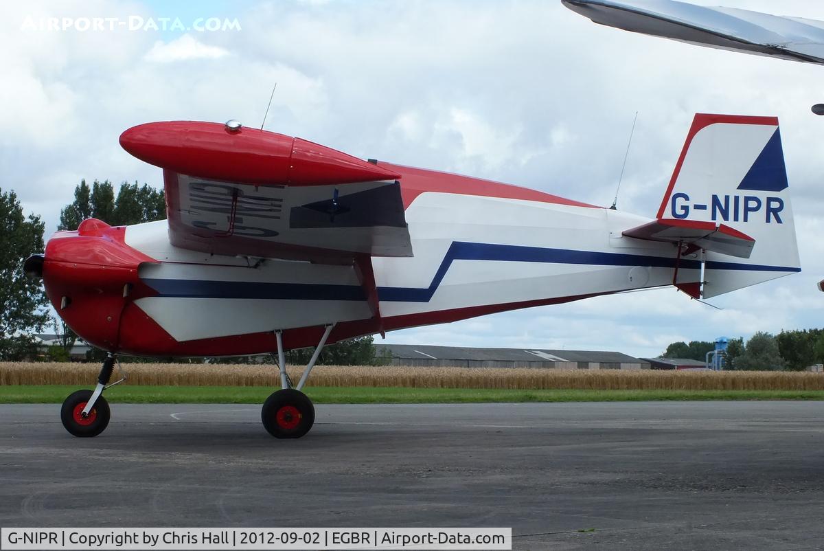 G-NIPR, 1967 Slingsby T-66 Nipper 3 C/N S108, At the Real Aeroplane Club's Wings & Wheels fly-in, Breighton