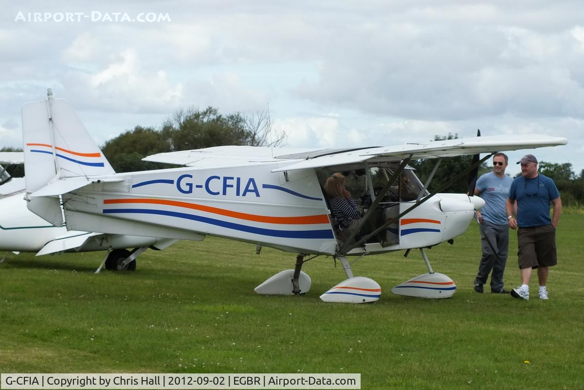 G-CFIA, 2008 Skyranger Swift 912S(1) C/N BMAA/HB/561, At the Real Aeroplane Club's Wings & Wheels fly-in, Breighton