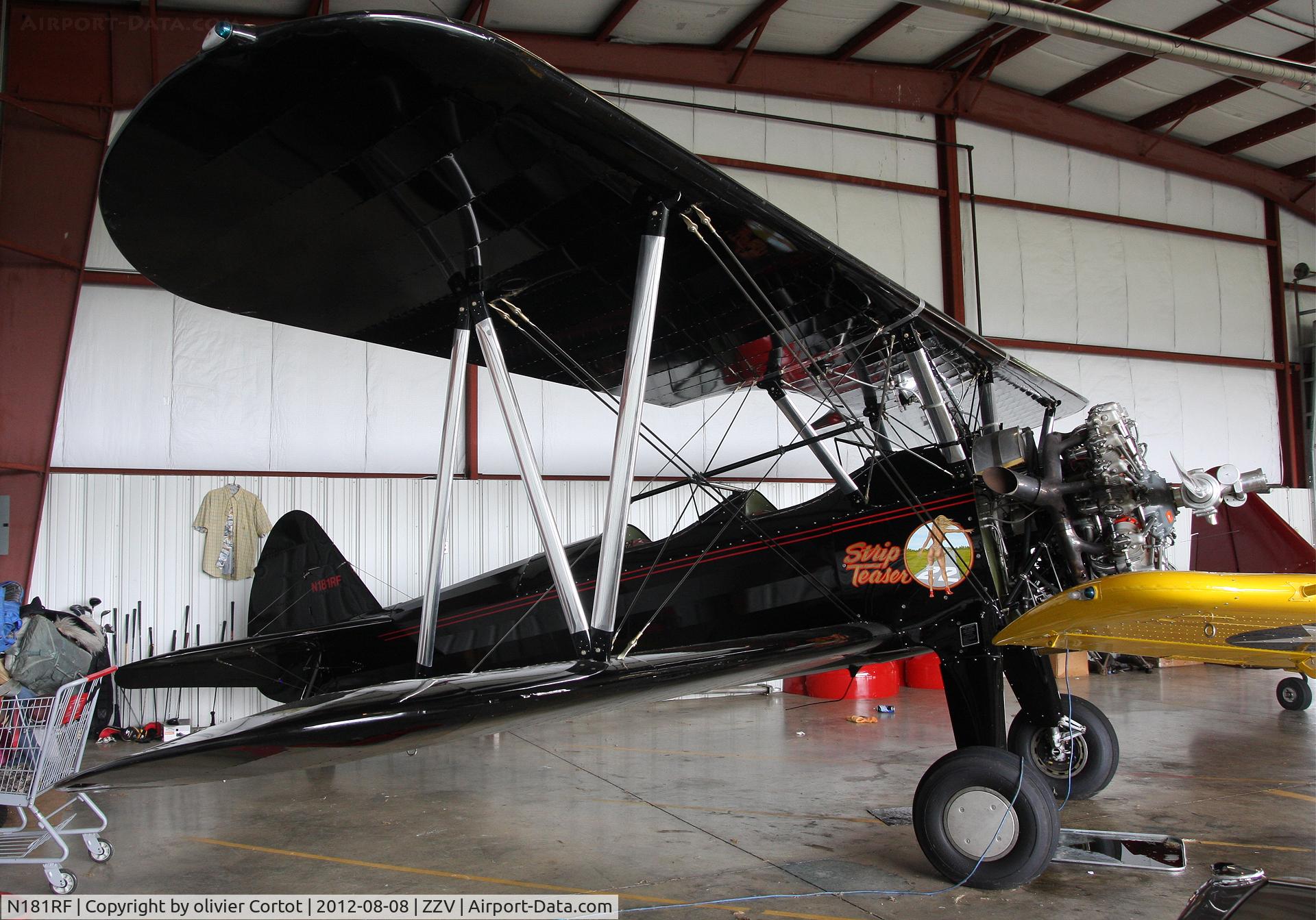 N181RF, Boeing E75 C/N 75-5553, Zanesville airport