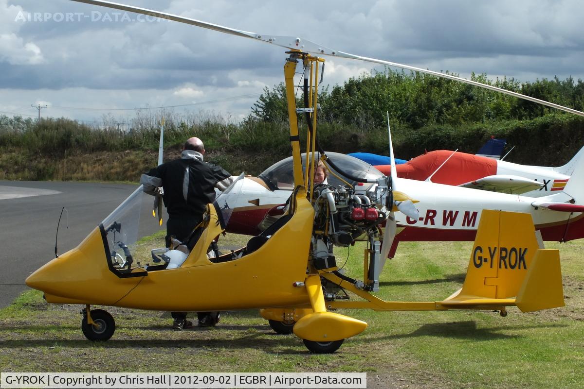 G-YROK, 2012 Magni Gyro M-16C Tandem Trainer C/N 16-12-6904, At the Real Aeroplane Club's Wings & Wheels fly-in, Breighton