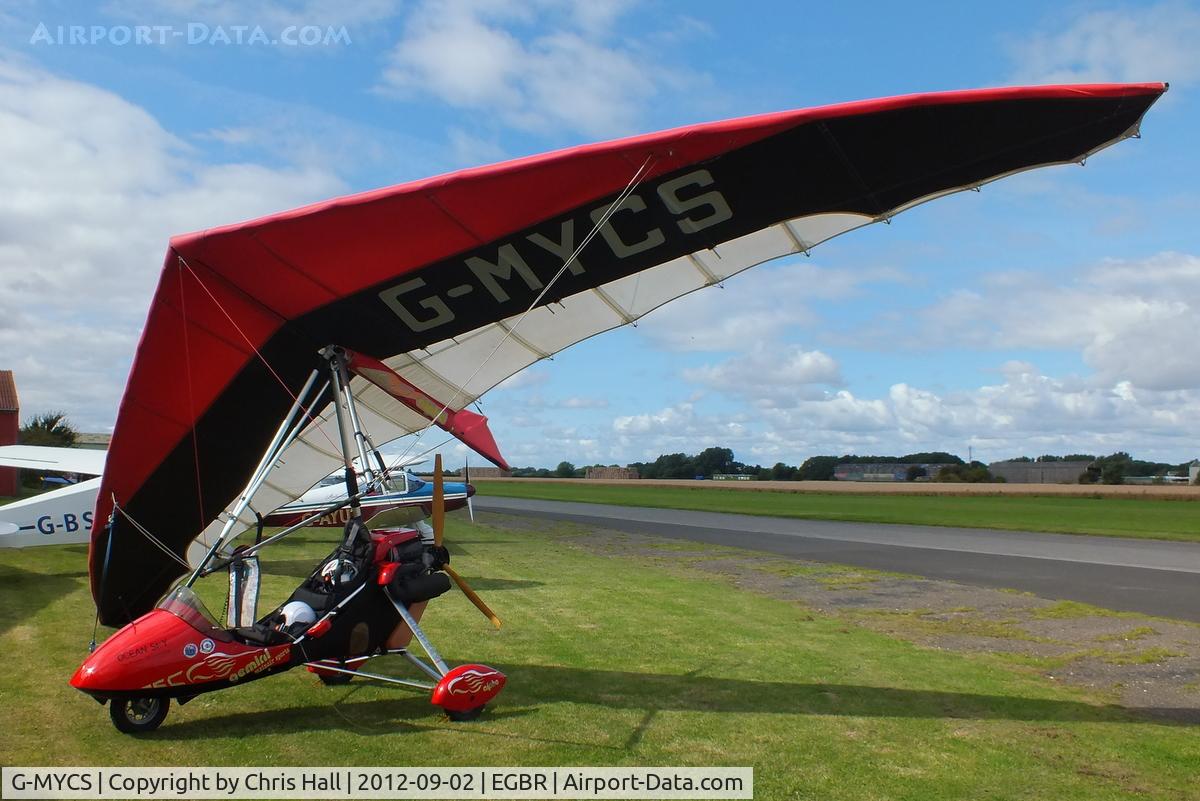 G-MYCS, 1992 Mainair Gemini Flash IIA C/N 911-0592-7-W710, At the Real Aeroplane Club's Wings & Wheels fly-in, Breighton