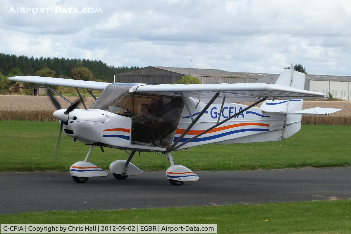 G-CFIA, 2008 Skyranger Swift 912S(1) C/N BMAA/HB/561, At the Real Aeroplane Club's Wings & Wheels fly-in, Breighton
