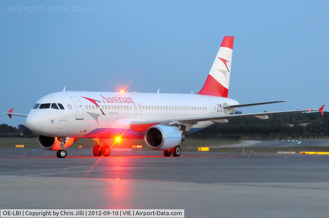 OE-LBI, 2003 Airbus A320-214 C/N 1937, Austrian Airlines