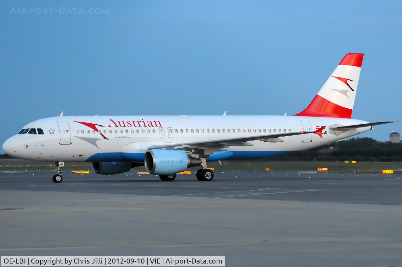OE-LBI, 2003 Airbus A320-214 C/N 1937, Austrian Airlines