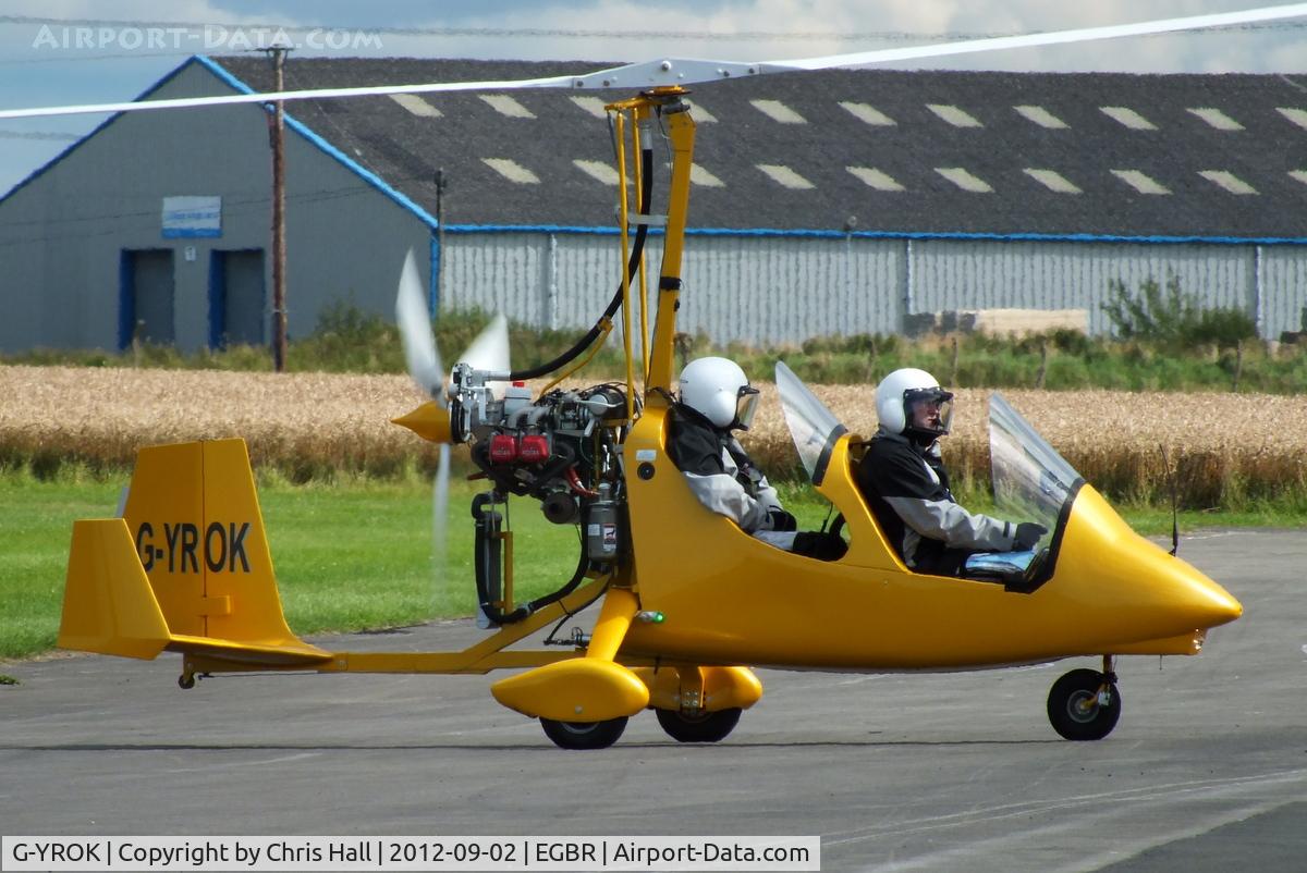 G-YROK, 2012 Magni Gyro M-16C Tandem Trainer C/N 16-12-6904, At the Real Aeroplane Club's Wings & Wheels fly-in, Breighton