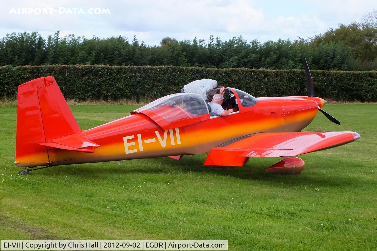 EI-VII, Vans RV-7 C/N 73114, At the Real Aeroplane Club's Wings & Wheels fly-in, Breighton