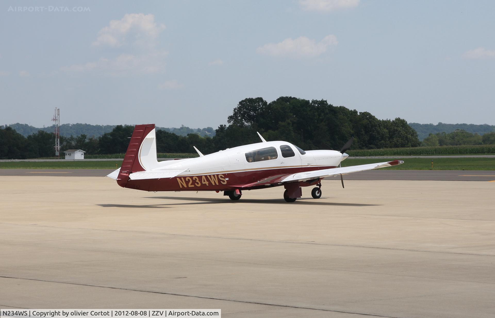 N234WS, 2004 Mooney M20R Ovation C/N 29-0343, Zanesville airport